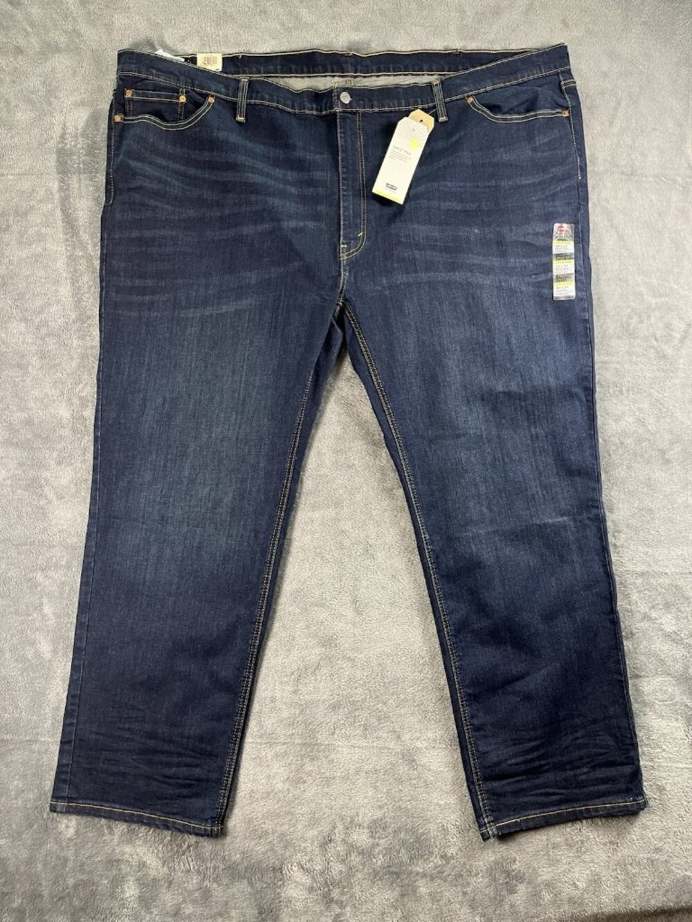 Levis 541 Jeans Mens 58 X 34 Dark Blue Athletic Taper Flex Big & Tall NWT